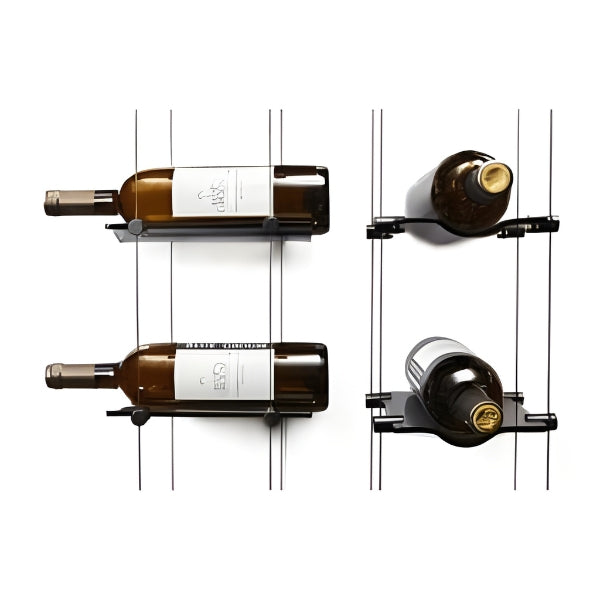 Blue Grouse 12 Bottles Float Cable Wine Racking Display Kit