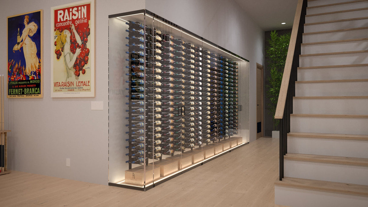 Ultra Wine Racks 40 Bottles HZ Minimalist 1-Sided Display