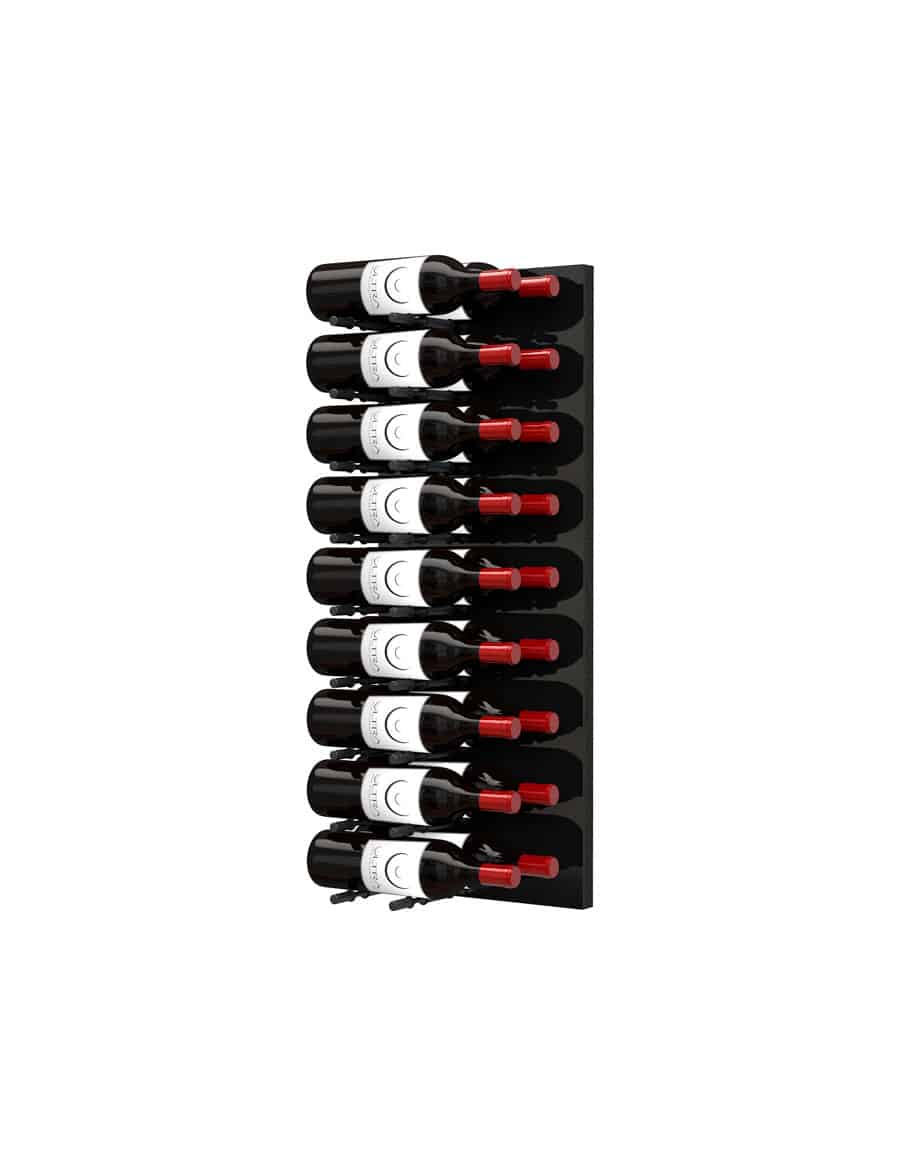 Ultra Wine Racks - Fusion HZ Label-Out Wine Wall Black Acrylic (3 Foot)