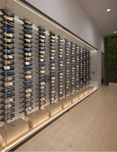 Ultra Wine Racks HZ Minimalist 20 Bottles Wine Rack Display