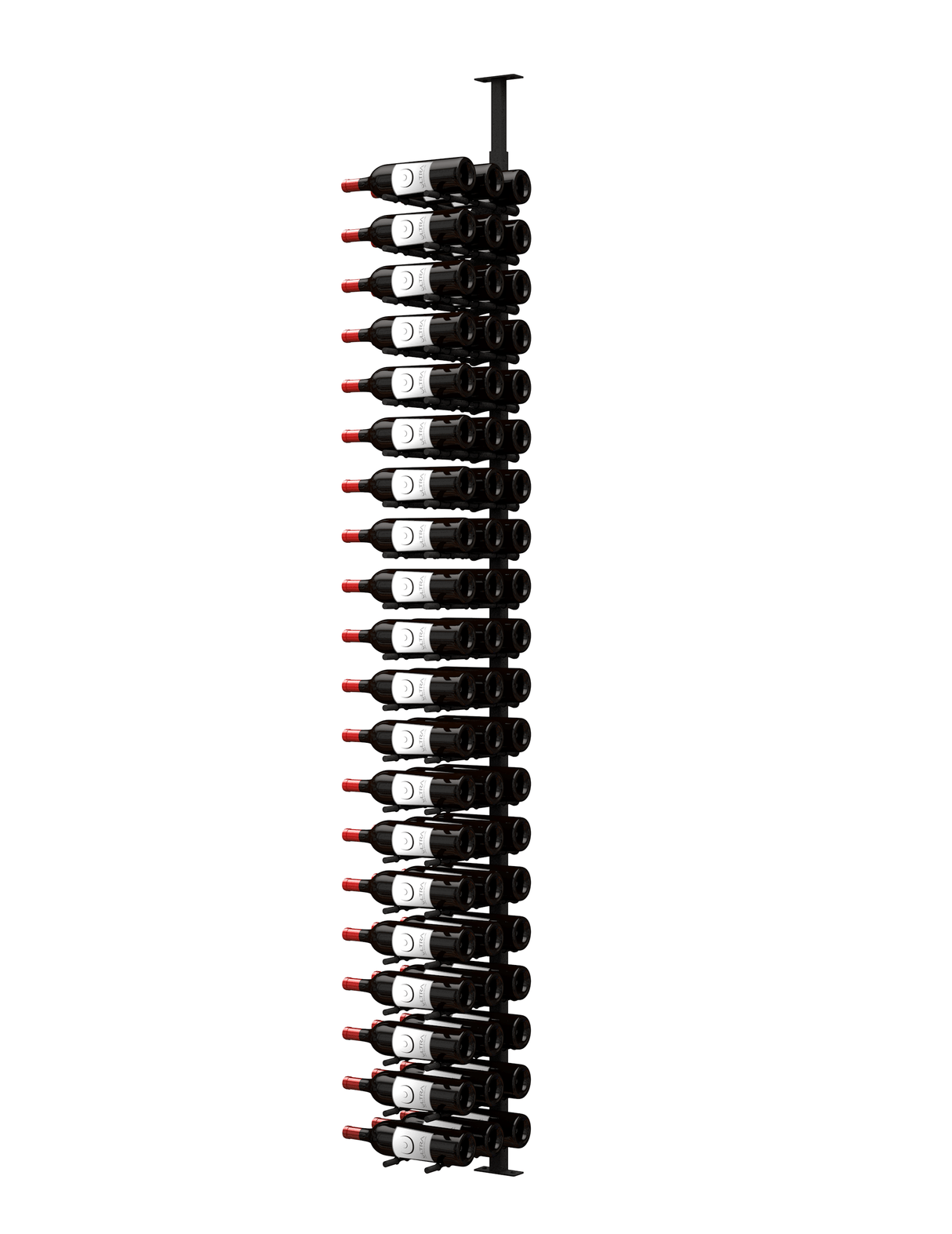 Ultra Wine Racks HZ Minimalist 60 Bottles Floor-to-Ceiling Display