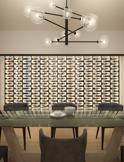 Ultra Wine Racks ST Minimalist 40 Bottles 2-Sided Display