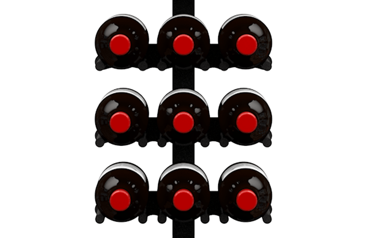 Ultra Wine Racks ST Minimalist 40 Bottles 2-Sided Display