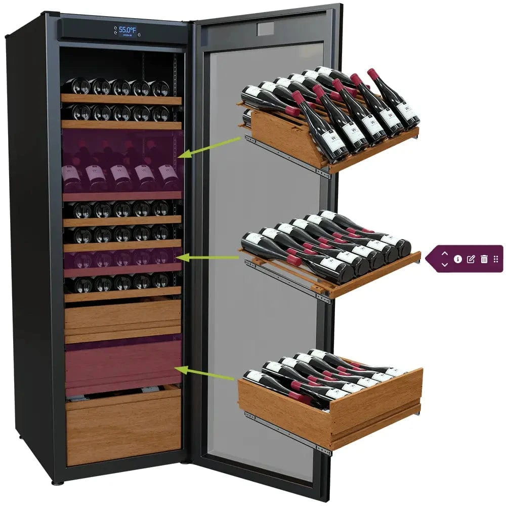 Wine Guardian Luxury Aficionado Style Multi-Zone Wine Cooler