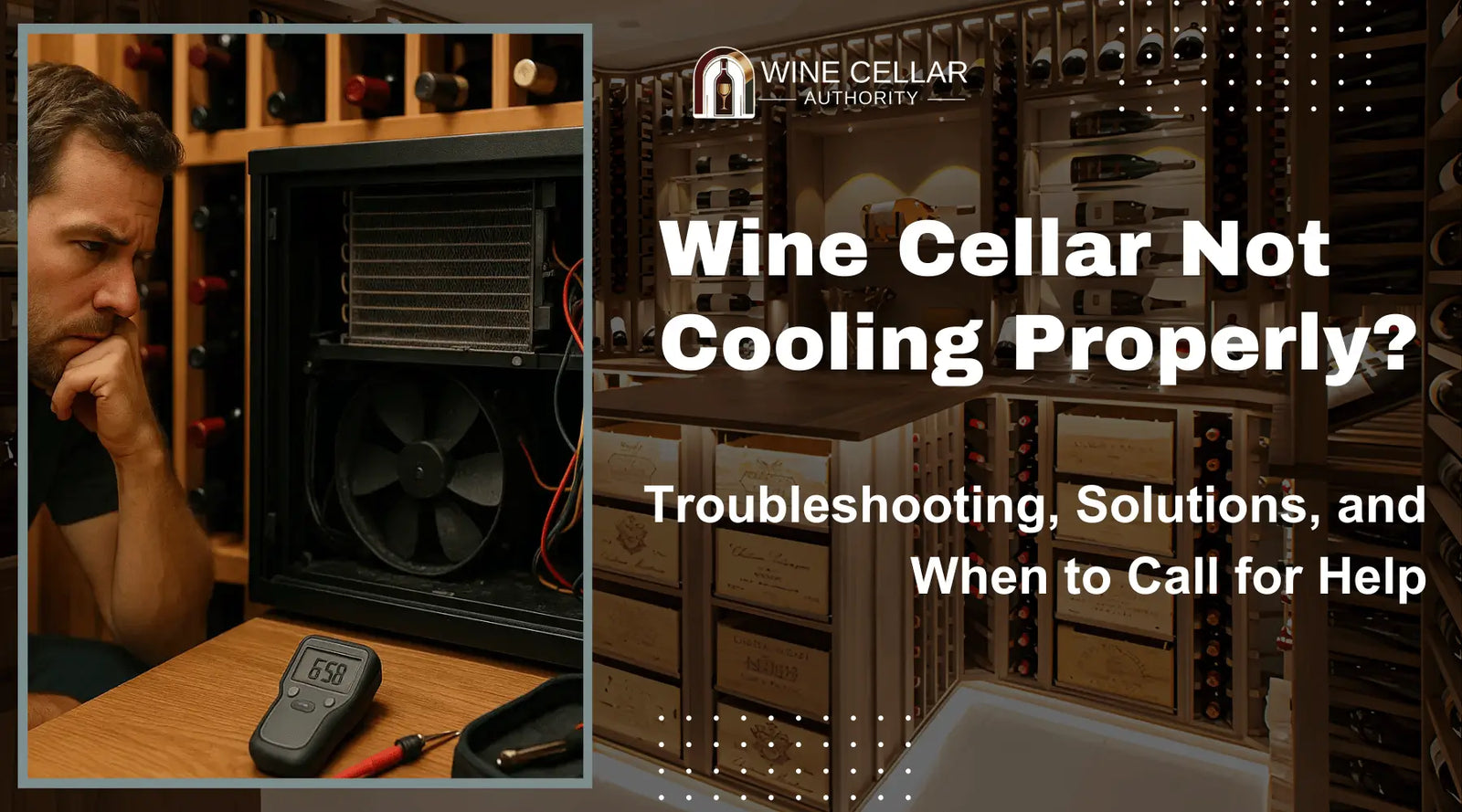 Wine Cellar Not Cooling Properly? Troubleshooting, Solutions, and When to Call for Help | Wine Cellar Authority