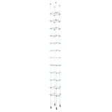 Blue Grouse 12 Bottles Float Cable Wine Racking Display Kit