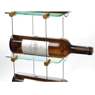 Blue Grouse 12 Bottles Float Cable Wine Racking Display Kit