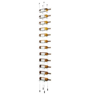Blue Grouse 12 Bottles Float Cable Wine Racking Display Kit