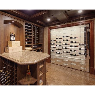 Blue Grouse 12 Bottles Float Cable Wine Racking Display Kit
