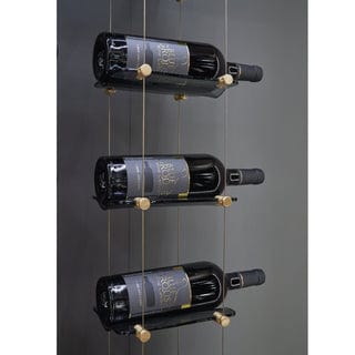 Blue Grouse 12 Bottles Float Cable Wine Racking Display Kit