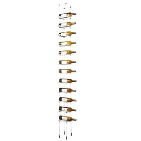 Blue Grouse 12 Bottles Float Cable Wine Racking Display Kit