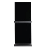 Blue Grouse 3 Foot Flat Black Vinyl Floating Shelves 3FT-SHELVES-K
