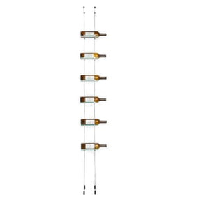 Blue Grouse 6 Bottle Float Cable Wine Racking Display Kit