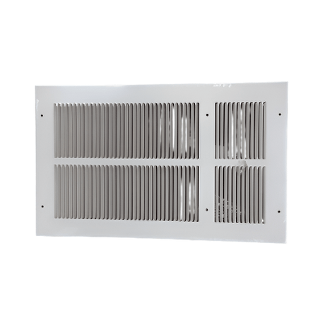 Breezaire 5BH24S wide white louvered condenser grill