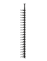 Ultra Wine Racks 42 Bottles HZ 1-Sided Floor-to-Ceiling Display