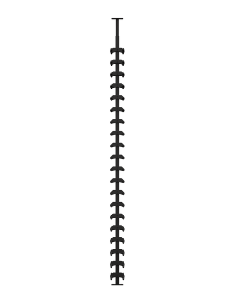Ultra Wine Racks 42 Bottles HZ 2-Sided Floor-to-Ceiling Display