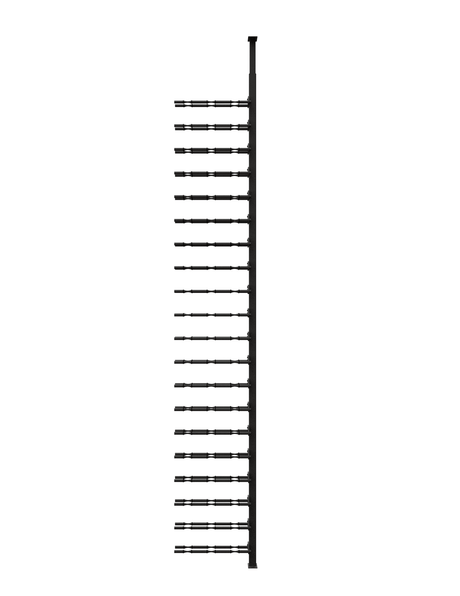 Ultra Wine Racks 63 Bottles HZ 1-Sided Floor-to-Ceiling Display