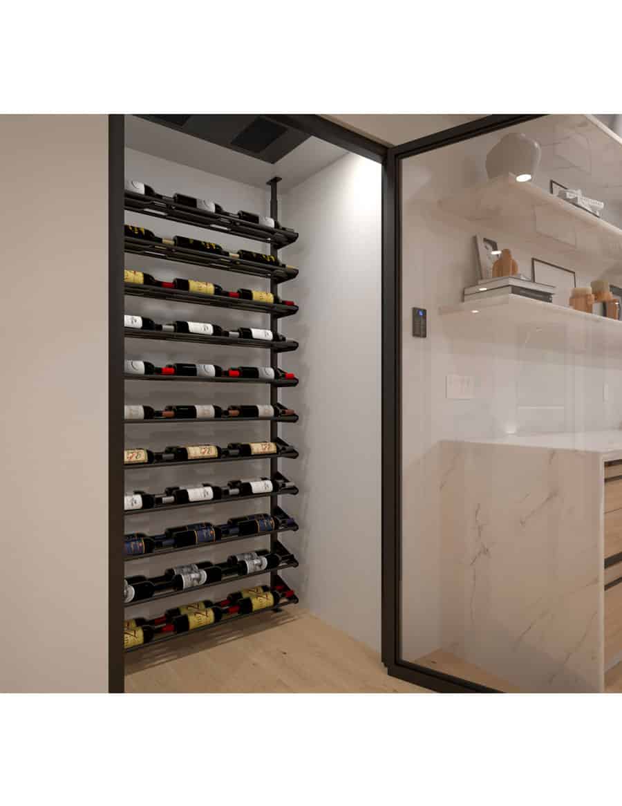 Ultra Wine Racks 66-99 Bottles Standard Showcase Horizontal