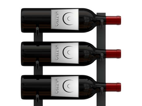 Ultra Wine Racks E-Series 1-4Ft Wall Rails Metal Wine Rack
