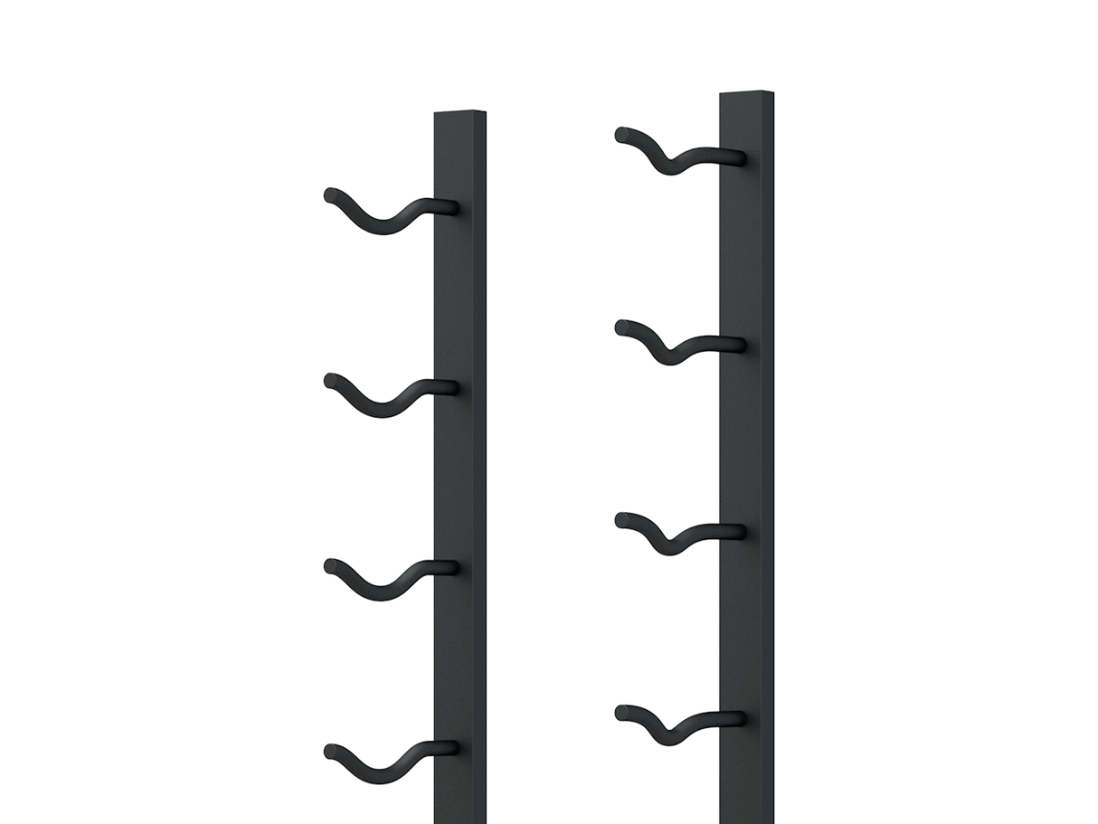 Ultra Wine Racks E-Series 1-4Ft Wall Rails Metal Wine Rack