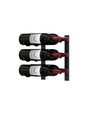 Ultra E-Series 1-foot wall rail holding bottles two deep