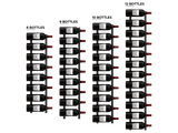 Ultra Wine Racks E-Series Magnum Wall Rails Metal Wine Rack