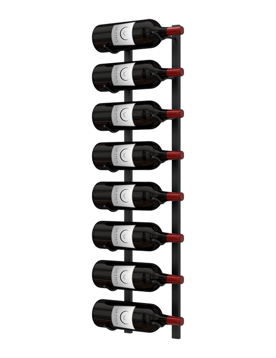 E-Series Magnum Wall Rails Wine Rack | 8–12 Bottle Storage