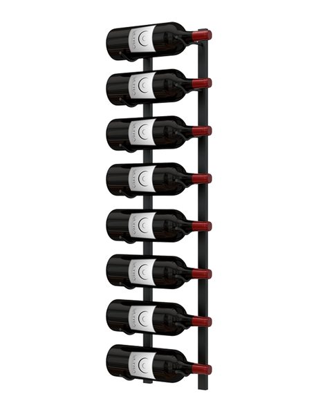 Ultra Wine Racks E-Series Magnum Wall Rails Metal Wine Rack