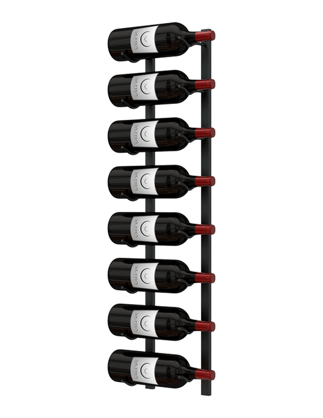 Ultra Wine Racks E-Series Magnum Wall Rails Metal Wine Rack