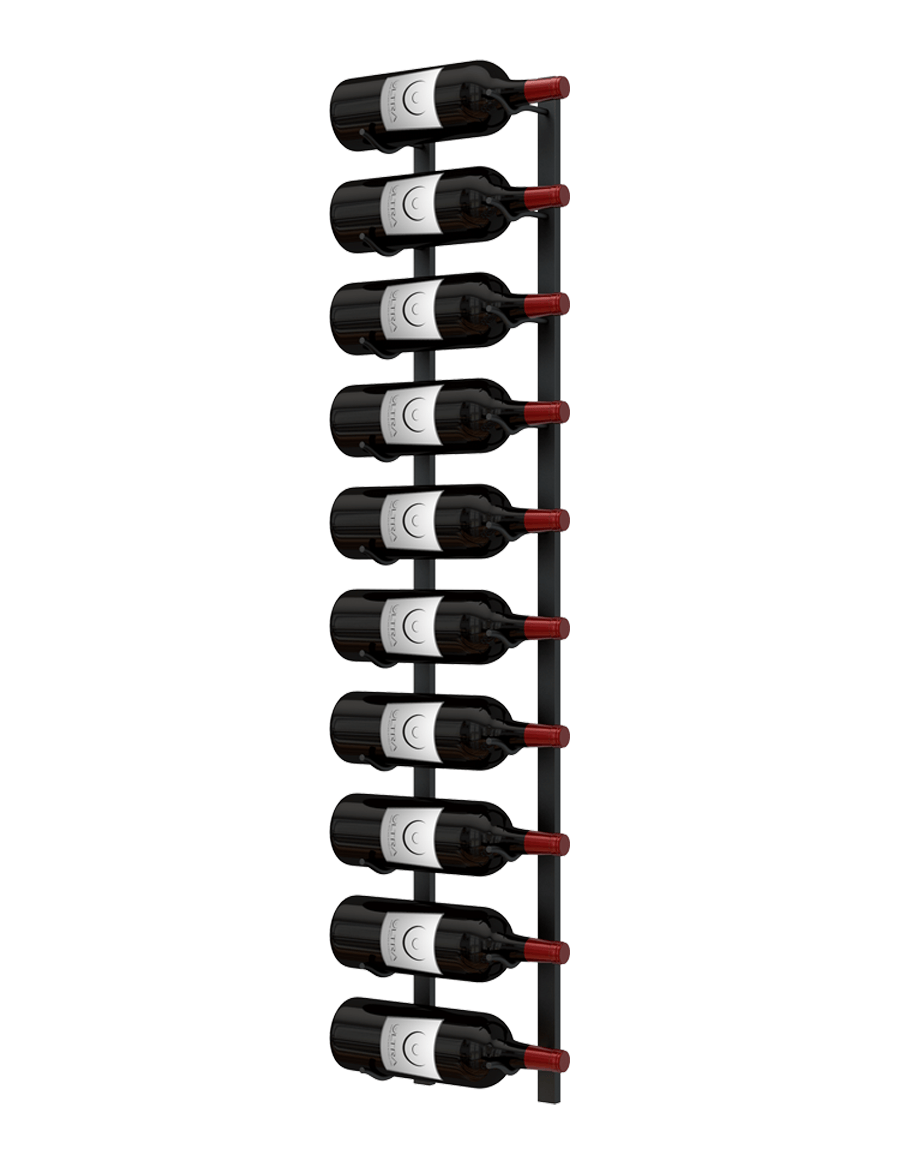Ultra Wine Racks E-Series Magnum Wall Rails Metal Wine Rack