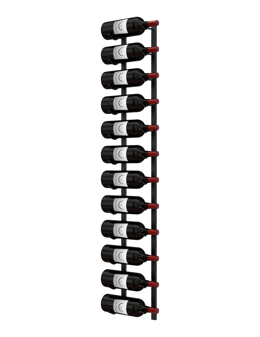 Ultra Wine Racks E-Series Magnum Wall Rails Metal Wine Rack