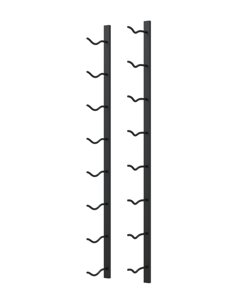 Ultra Wine Racks E-Series Magnum Wall Rails Metal Wine Rack