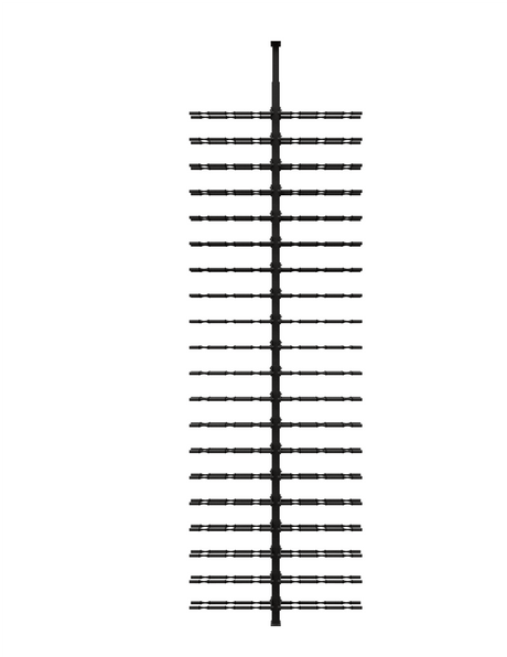 Ultra Wine Racks HZ Minimalist 120 Bottles 2-Sided Display