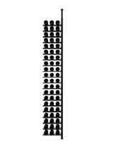 Ultra Wine Racks HZ Minimalist 60 Bottles Floor-to-Ceiling Display