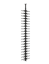 Ultra Wine Racks HZ Minimalist 80 Bottles 2-Sided Display