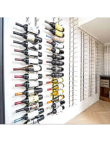 Ultra Wine Racks HZ Wall Rails 1FT Metal Wine Rack (3 to 9 Bottles)