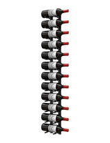 Ultra Wine Racks HZ Wall Rails - 4FT Metal Wine Racks (12 to 36 Bottles)
