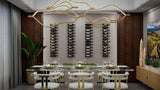 Ultra Wine Racks Max Reveal Label-Out Wall Rails Metal Wine Rack (1–4 ft)