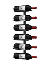 Ultra Wine Racks Max Reveal Label-Out Wall Rails Metal Wine Rack (1–4 ft)