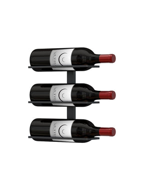 Ultra Wine Racks Max Reveal Label-Out Wall Rails Metal Wine Rack (1–4 ft)