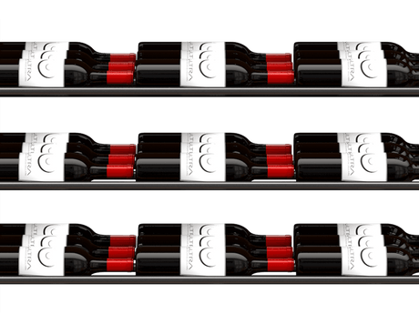 Ultra Wine Racks Showcase Standard Cascade Kits 66-99 Bottles