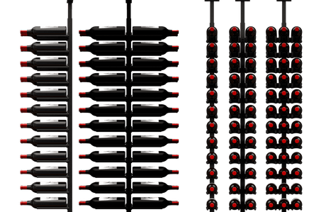 Ultra Wine Racks ST Minimalist 40 Bottles 2-Sided Display