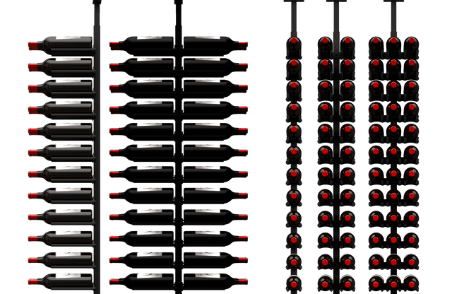 Ultra Wine Racks ST Minimalist 40 Bottles 2-Sided Display