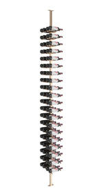 VintageView 80 bottles Double Depth Floating Wine Rack VP-FCP-KIT-22
