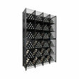 VintageView Case and Crate Bin 6, Freestanding 384 Bottles/3 Extensions Wine Bottle Storage CC2-BIN-T4-K