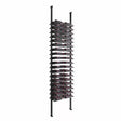 VintageView Evolution 108 Bottles Low Profile Ultra Slim Floor-to-Ceiling Wine Rack LP-FCP-KIT-2C-3-K