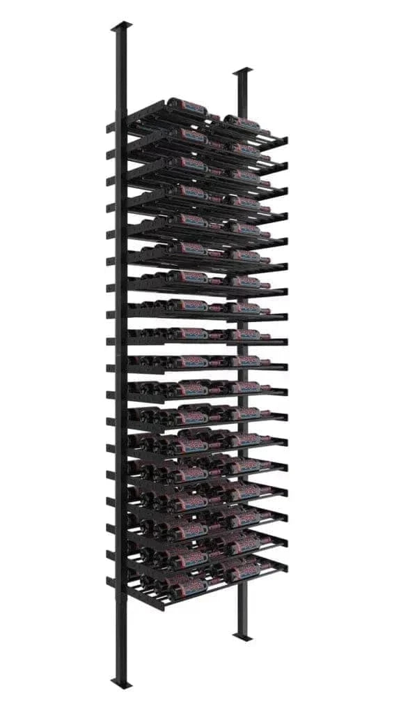 VintageView Evolution Double Sided Wine Wall Post Kit 10 2C Floor-to-Ceiling 144 Bottles WW-FCP-KIT-2C-13-K