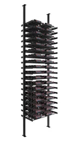 VintageView Evolution Double Sided Wine Wall Post Kit 10 2C Floor-to-Ceiling 144 Bottles WW-FCP-KIT-2C-13-K