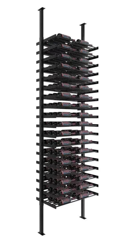 VintageView Evolution Double Sided Wine Wall Post Kit 10 2C Floor-to-Ceiling 144 Bottles WW-FCP-KIT-2C-13-K