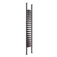 VintageView Evolution Low Profile Ultra Slim 36 Bottles Floor-to-Ceiling Wine Rack 10 1C LP-FCP-KIT-1C-2-K